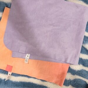 Lululemon Athletica Orange yoga mat Towel